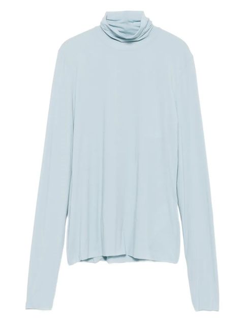Sportmax turtleneck long-sleeve jersey top - Blue - zdjęcie produktu nr 1