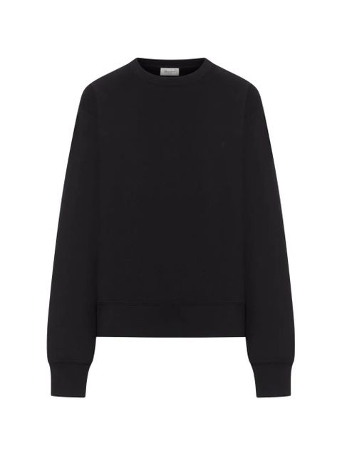 Saint Laurent Cassandre-embroidered jumper - Black - zdjęcie produktu nr 1