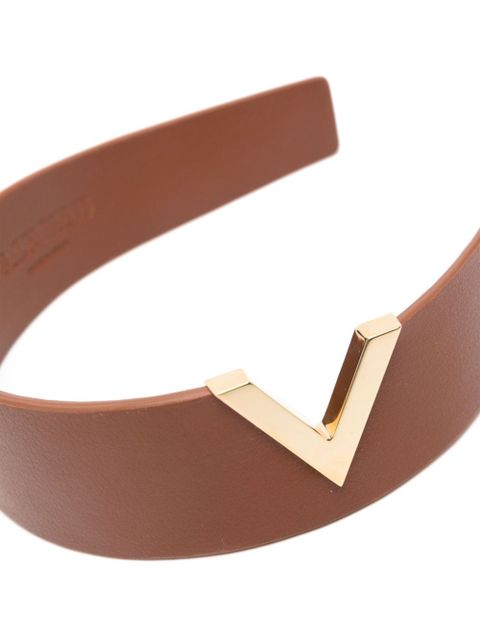 Valentino Garavani VLogo headband - Brown