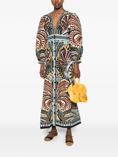 FARM Rio Balamana maxi dress - Neutrals - zdjęcie produktu nr 2