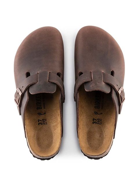 Birkenstock klapki skórzane Boston