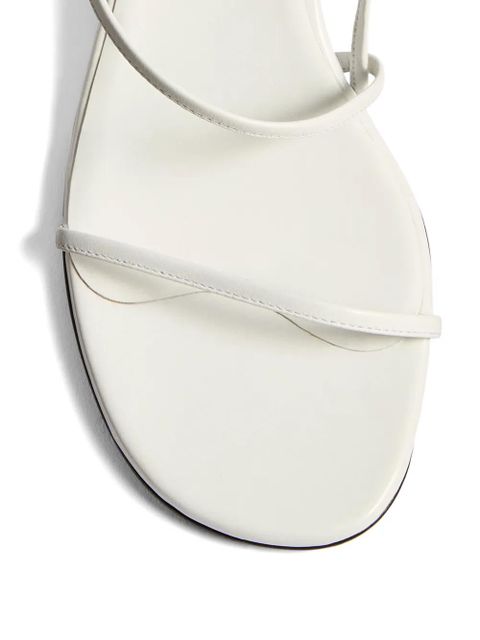 KHAITE open-toe low-heel sandals - White