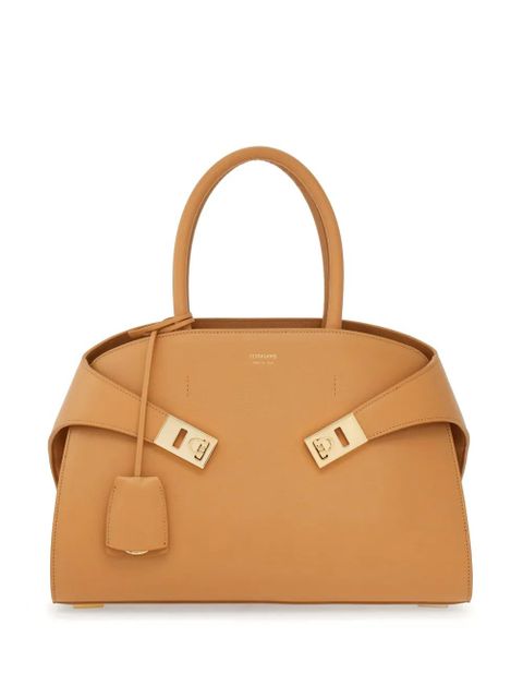 Ferragamo mini Hug tote bag - Neutrals - zdjęcie produktu nr 1