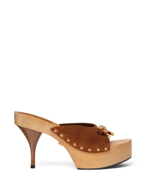 Versace suede platform sandals - Brown - zdjęcie produktu nr 1