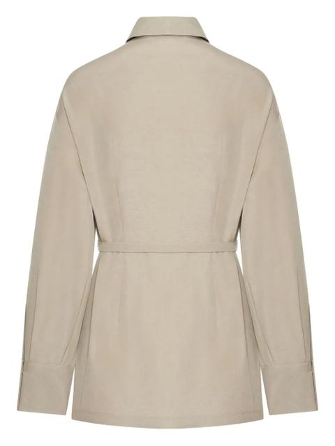 Max Mara belted utility shirt - Neutrals - zdjęcie produktu nr 2