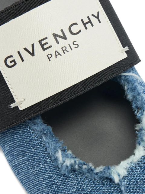 Givenchy square-toe ballet flats - Blue