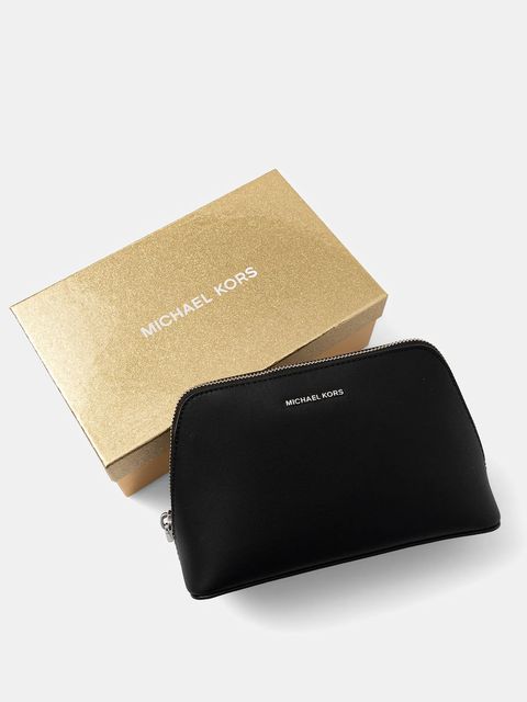 MICHAEL Michael Kors kosmetyczka skórzana kolor czarny 32F5SJ6T2T - zdjęcie produktu nr 2