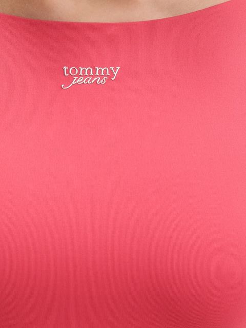 Tommy Jeans body kolor różowy DW0DW21574