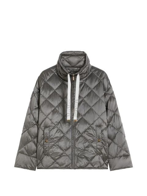 Max Mara boxy-fit quilted jacket - Grey - zdjęcie produktu nr 1