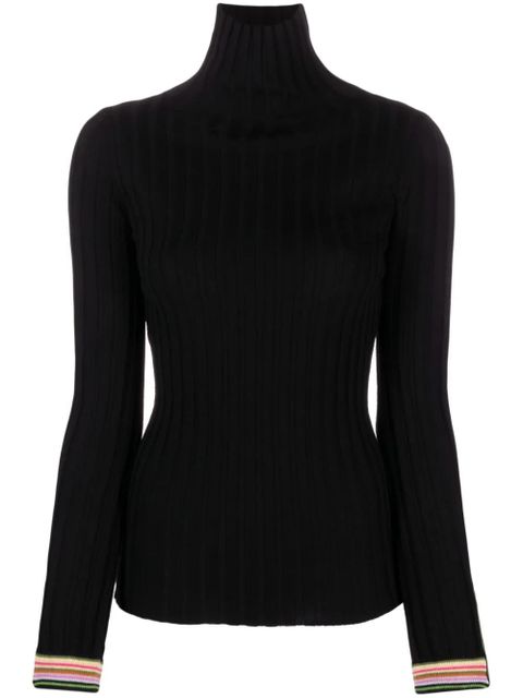 ETRO striped-edge wool jumper - Black - zdjęcie produktu nr 1