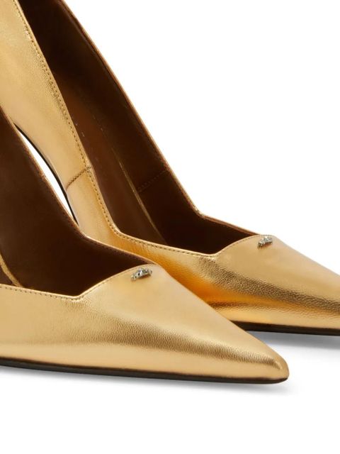 Giuseppe Zanotti 105mm Raquel Pump pumps - Gold - zdjęcie produktu nr 2