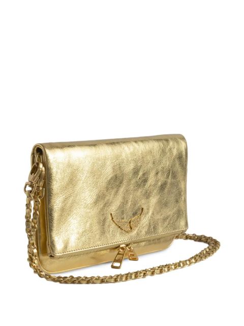 Zadig&Voltaire metallic-effect chain shoulder bag - Gold