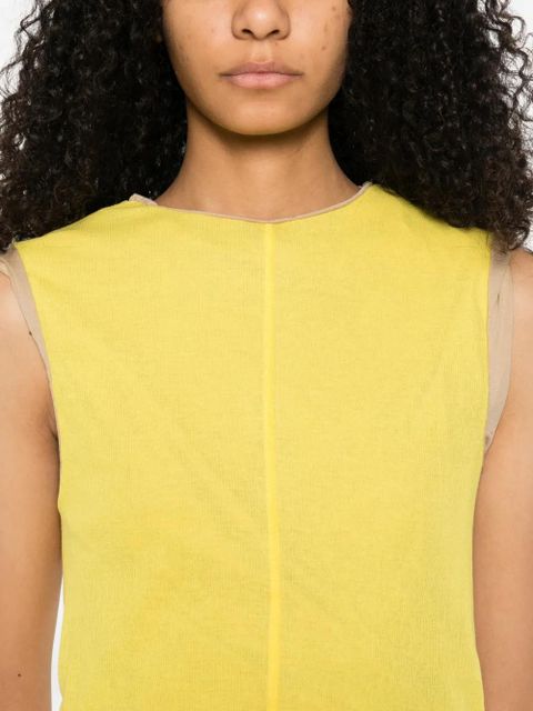 Sportmax contrast trim top - Yellow