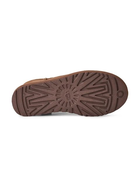 UGG śniegowce zamszowe Classic Ultra Mini kolor brązowy 1116109.RYK