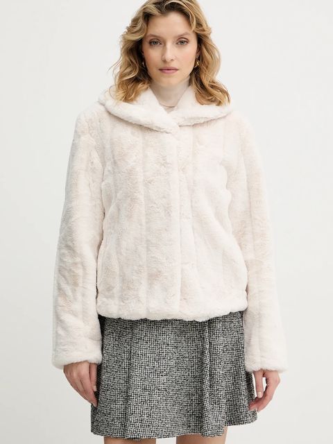 Guess kurtka damska kolor beżowy przejściowa - zdjęcie produktu nr 1