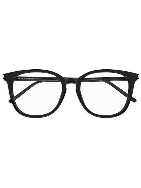 Saint Laurent Eyewear round-frame glasses - Black - zdjęcie produktu nr 1