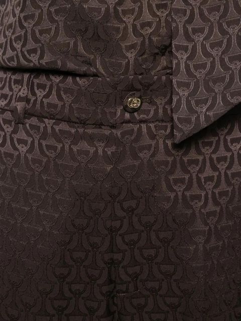 Gucci patterned trousers - Brown
