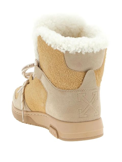 Off-White Winter ankle boots - Neutrals - zdjęcie produktu nr 2