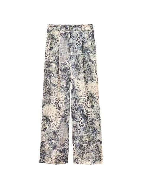 Ba&Sh Carrina animal-print trousers - Blue - zdjęcie produktu nr 1