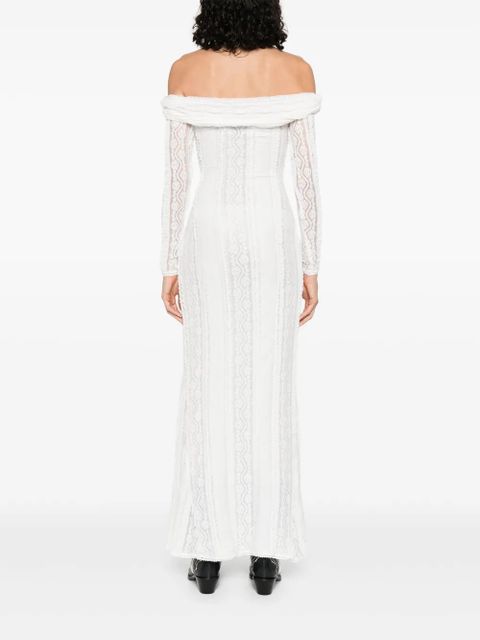 Charo Ruiz Ibiza off-shoulder dress - White