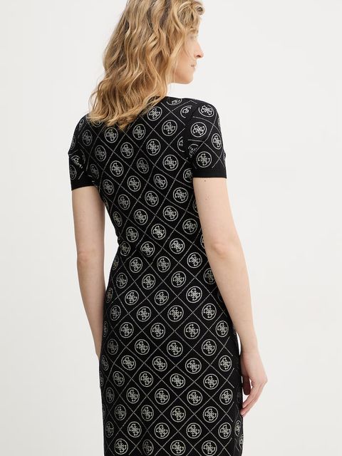 Guess sukienka z domieszką wełny 4G