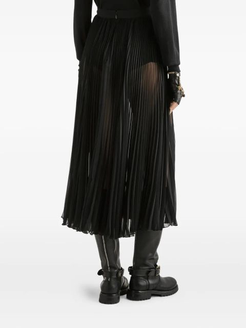 Dolce & Gabbana pleated midi skirt - Black