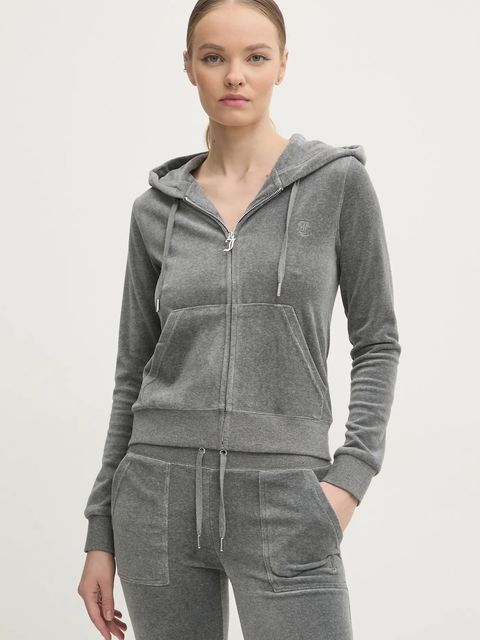 Juicy Couture bluza welurowa ROBERTSON CLASS