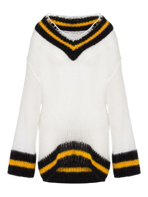 Moschino V-neck sweater - White - zdjęcie produktu nr 1