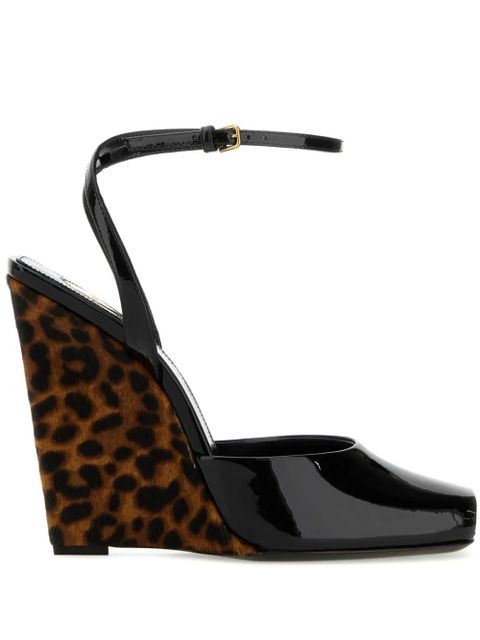 Saint Laurent 110mm La Scandale sandals - Black - zdjęcie produktu nr 1