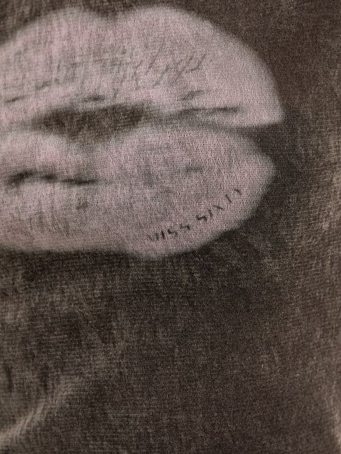 Miss Sixty t-shirt welurowy