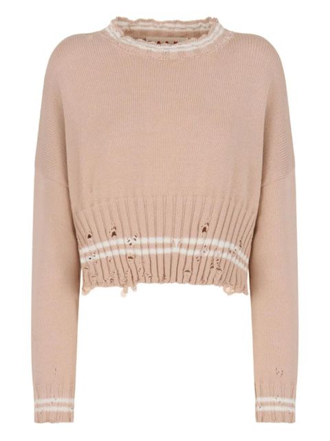 Marni cropped sweater - Neutrals - zdjęcie produktu nr 1