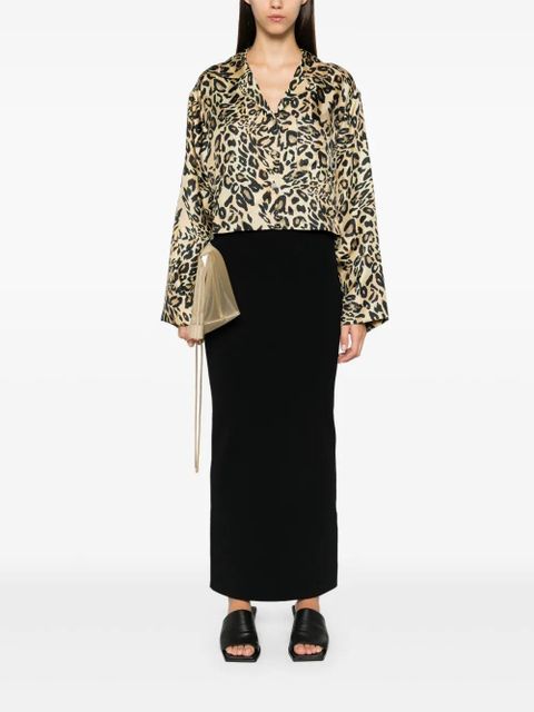 Nanushka cropped long-sleeves shirt - Neutrals - zdjęcie produktu nr 2