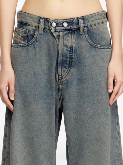 Diesel D-Sire 09n24 low waist wide leg jeans - Blue