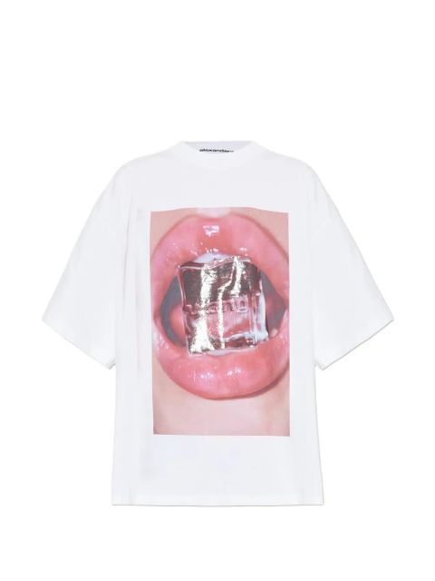 Alexander Wang Cube Oversized T-shirt - White - zdjęcie produktu nr 1