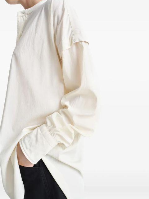 LEMAIRE trompe-l'oeil shirt - White