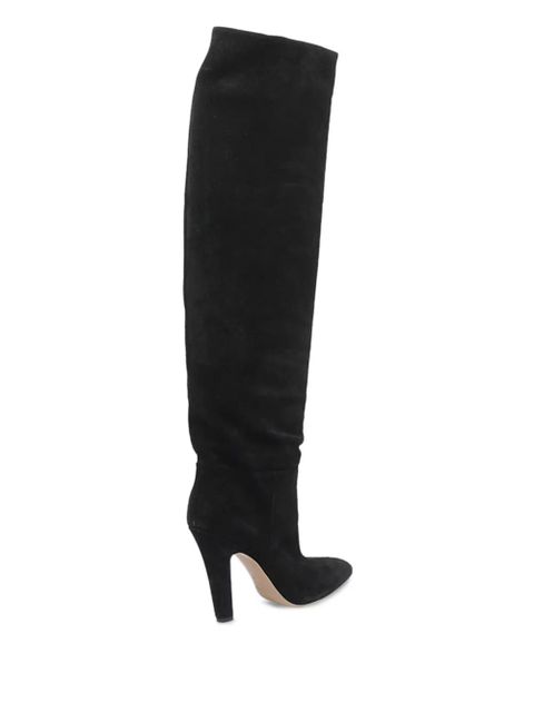 Paris Texas 100mm Elsa pointed-toe over-the-knee boots - Black