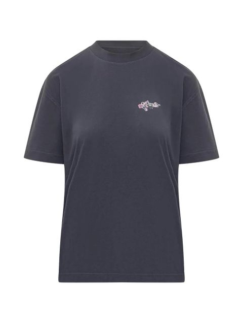 Off-White Driped Watercolour T-shirt - Grey - zdjęcie produktu nr 1