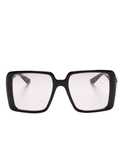 Gucci Eyewear square-frame sunglasses - Black - zdjęcie produktu nr 1