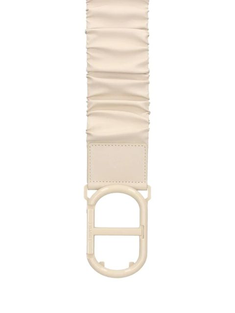 TWINSET pleated buckle belt - Neutrals