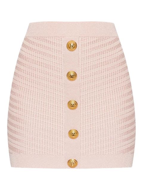 Balmain knitted skirt - Pink - zdjęcie produktu nr 1