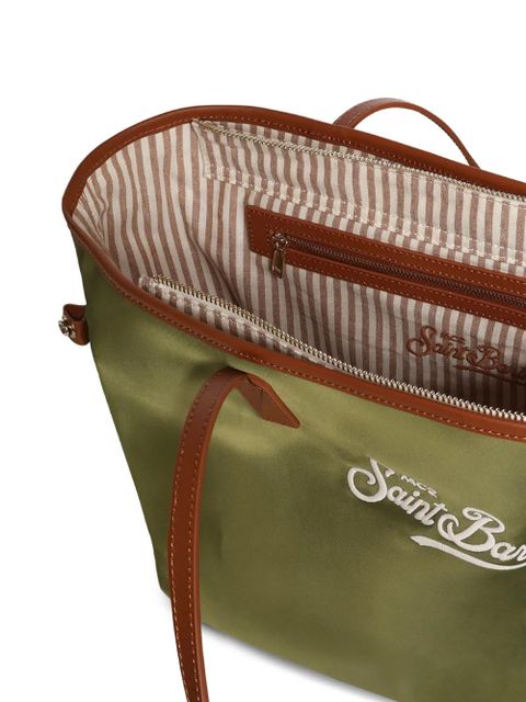 MC2 Saint Barth City logo-detail tote bag - Green