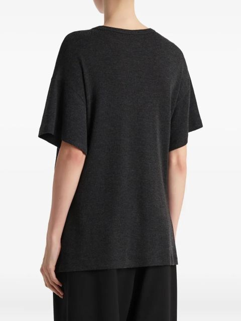 KHAITE short-sleeve top - Grey