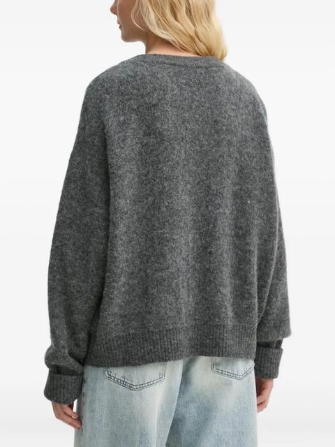 American Vintage long-sleeve crew-neck sweater - Grey - zdjęcie produktu nr 2