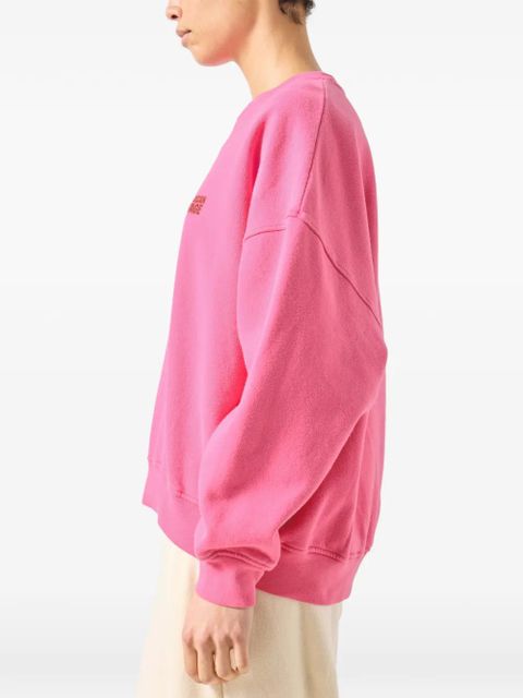 American Vintage Plizzy round-neck sweatshirt - Pink