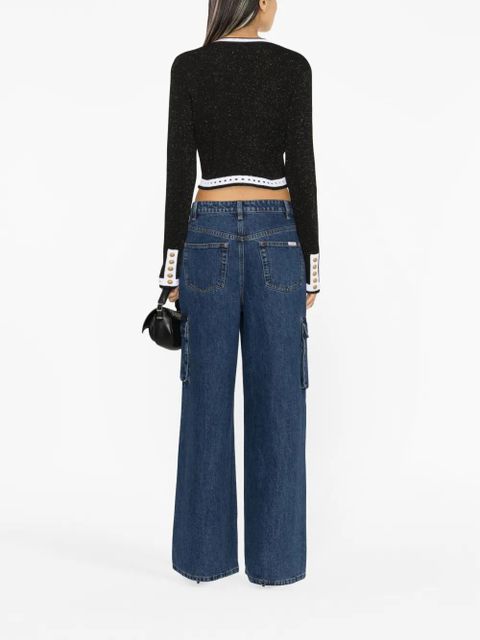 Balmain long-sleeve button-fastening cardigan - Black - zdjęcie produktu nr 2