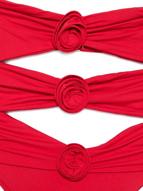 La Reveche Vesna cut-out swimsuit - Red