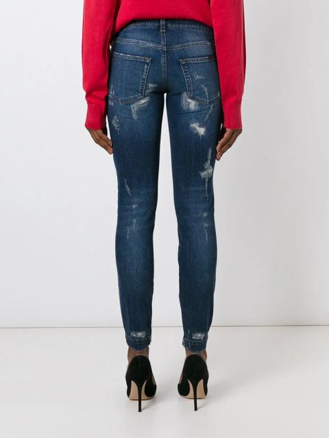 Dolce & Gabbana ripped jeans - Blue