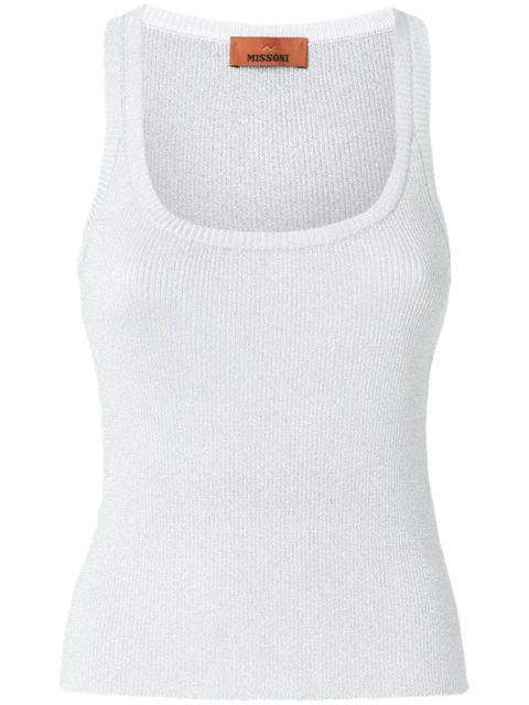 Missoni lurex tank top - Grey - zdjęcie produktu nr 1