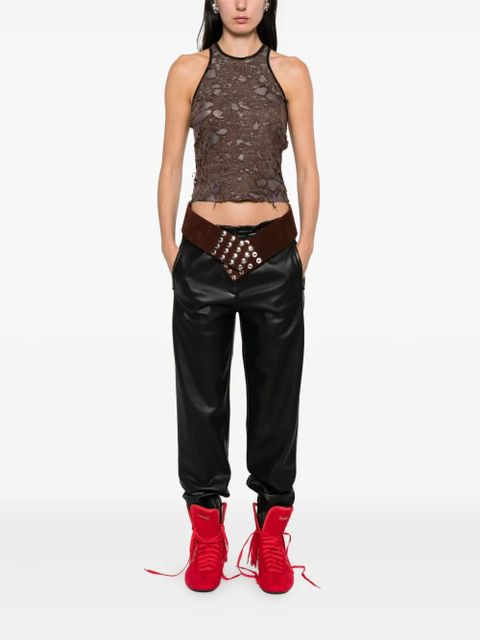 Diesel zip-cuffed trousers - Black