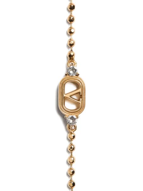 Valentino Garavani Ovalette crystal bracelet - Gold